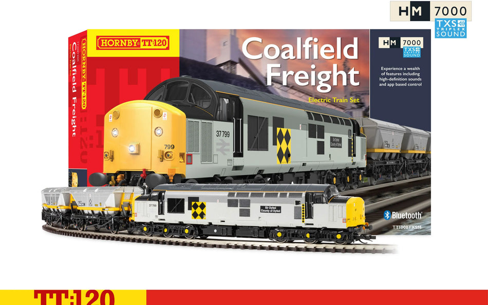 TT1008TXSM Hornby Coalfield Frieght Train Set - DCC Sound
