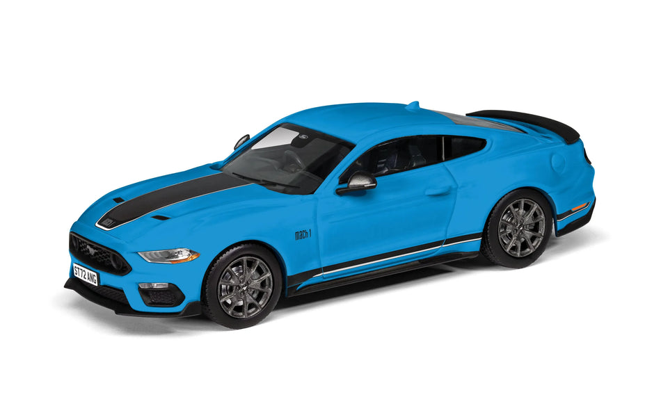 VA15506 Corgi Vanguards Mustang mach 1 - Grabber Blue