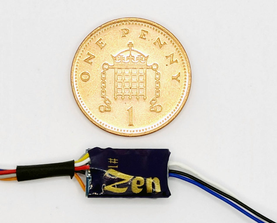 DCD-ZN8H.nano DCC Concepts Zen Blue+ Decoder: 8 Pin NANO Wired