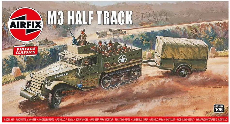 A02318V Airfix White Half Track M3A1 Model Kit