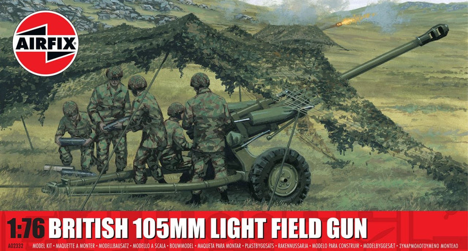 A02332 Airfix British M119 105mm Light Field Gun Model Kit