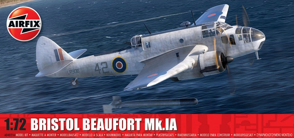 A04021A Airfix British Bristol Beaufort Mk.IA Kit 1:72 Scale