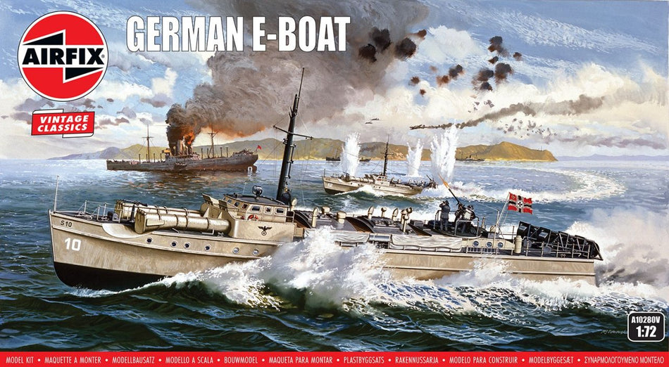 A10280V Airfix German E-Boat 1:72 Scale Kit