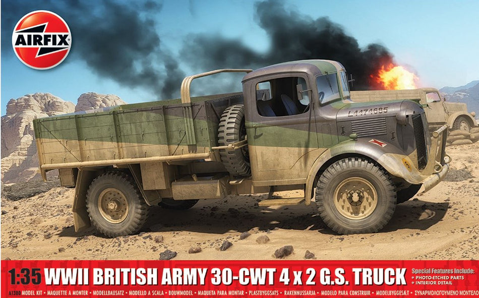 A1380 Airfix WWII British Army 30-cwt 4x2 GS Truck Kit