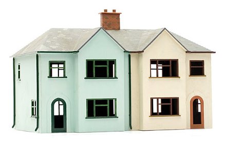 C057 Dapol Pair of Semi Detached Houses Kit