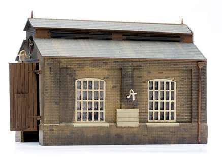 C007 Dapol Single Road Engine Shed Kit