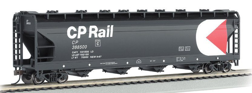 17529 Bachmann HO 56ft. ACF Center-Flow Hopper CP Rail