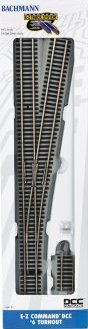44136 Bachmann HO E-Z DCC 6 Turnout Right