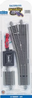 44557 Bachmann HO E-Z Track 4 Turnout Left