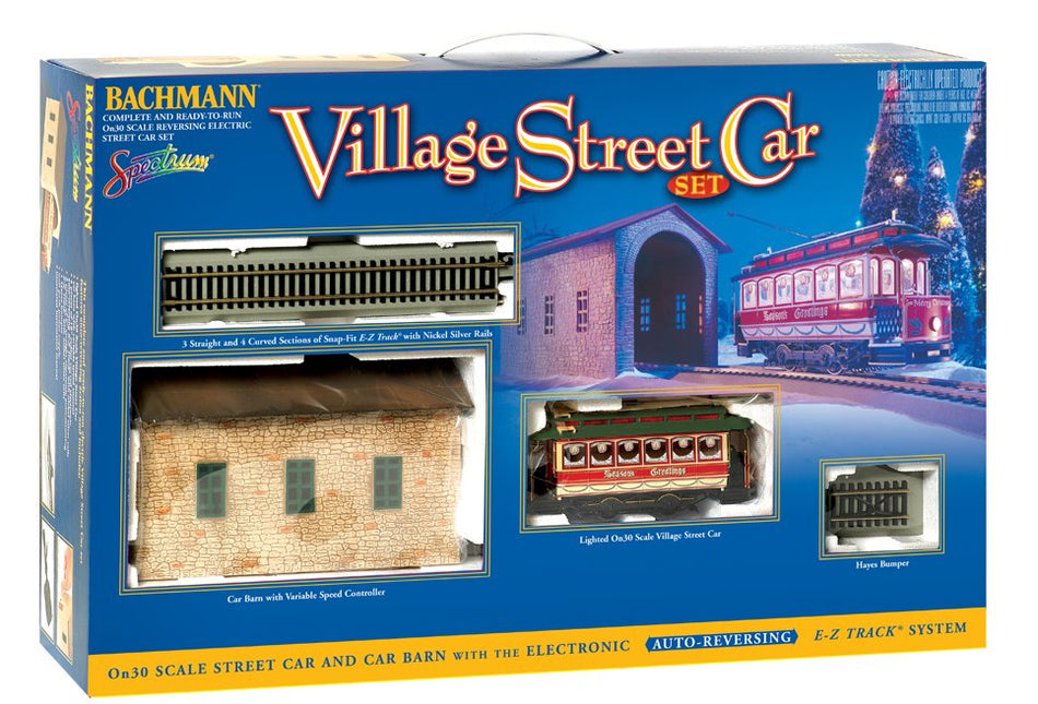 25017 Bachmann Christmas Street Car Set