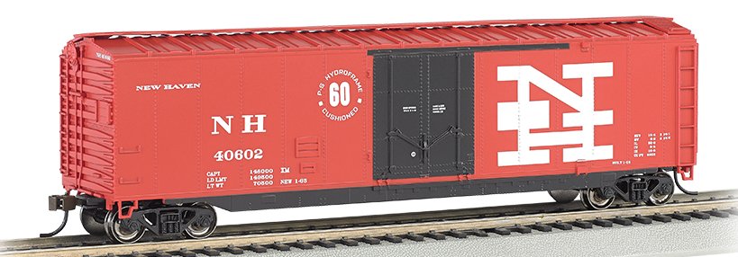 18031 Bachmann HO 50ft. Plug Door Box Car New Haven