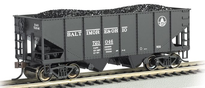 19509 Bachmann HO 55 Ton 2-Bay USRA Outside Braced Hopper