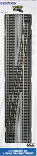 44138 Bachmann E-Z Command DCC 6 Single Crossover Turnout Right