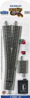 44565 Bachmann HO 5 Left Hand Switch