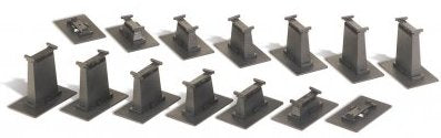 44471 Bachmann HO 14Pc E-Z Track Pier Set.
