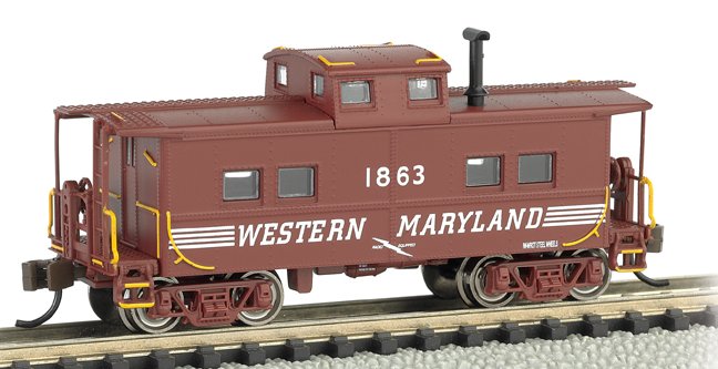 16859 Bachmann Northeast Steel Caboose W. Maryland 1863