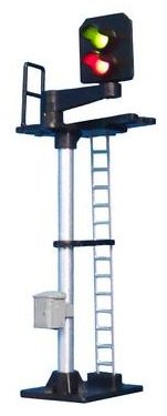 B242R Berko 2 aspect (R/G) standard Right offset square head