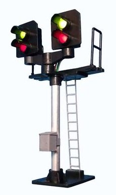 B362 Berko 2 aspect Home (R/G) platform T junction square head