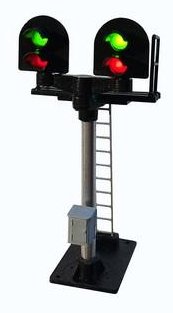 B363 Berko 2 aspect Home (R/G) platform T junction round head