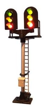 B534 Berko 3 aspect (R/Y/G) standard T junction round head