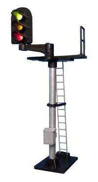 B552L Berko 3 aspect (R/Y/G) standard Left offset round head