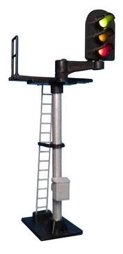 B552R Berko 3 aspect (R/Y/G) standard Right offset round head