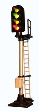 B605 Berko 4 aspect (R/Y/G/Y) standard round head