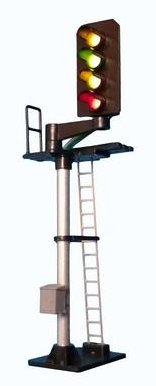 B664R Berko 4 aspect (R/Y/G/Y) standard Right offset square head