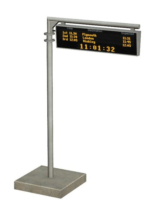 44-578 Bachmann Scenecraft Passenger Information Screen