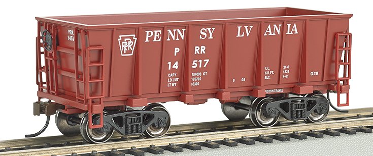 18605 Bachmann Ore Car number 14517 - Pennsylvania Tuscan Red