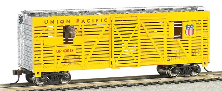 19701 Bachmann 40ft Animated Stock Car Union Pacific®