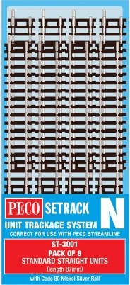 ST3001 Peco Setrack Standard Straight