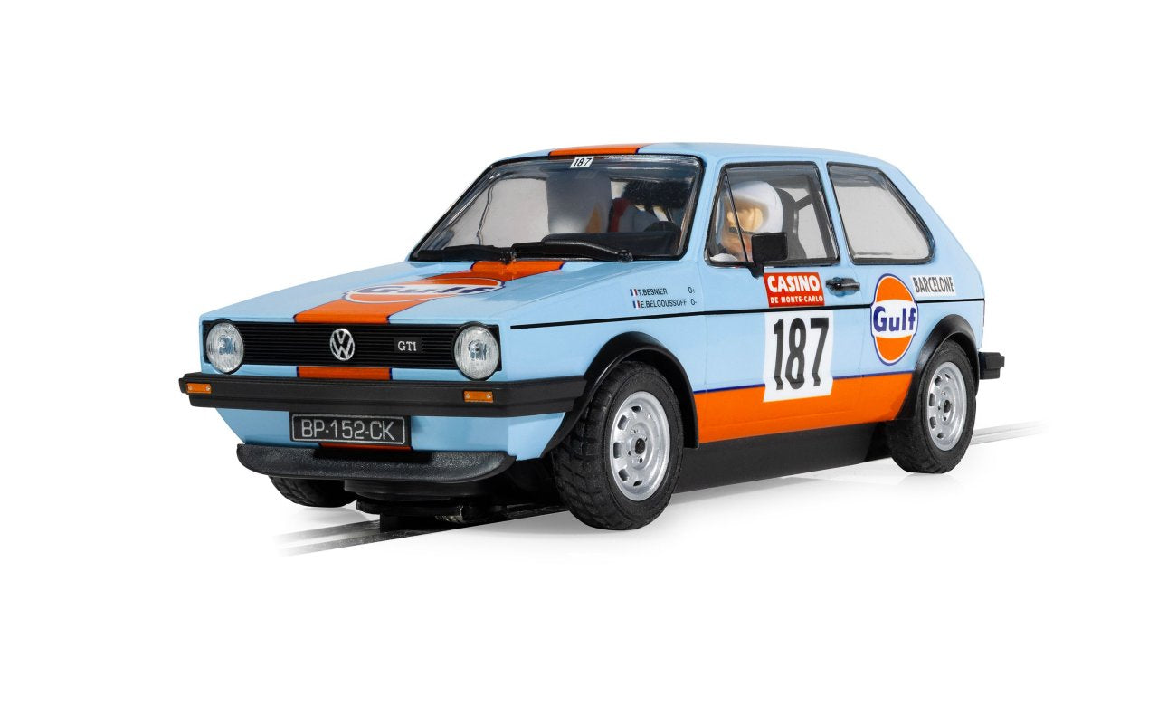 C4609 Scalextric Volkswagen Golf Gti - Gulf Edition – Kernow Model