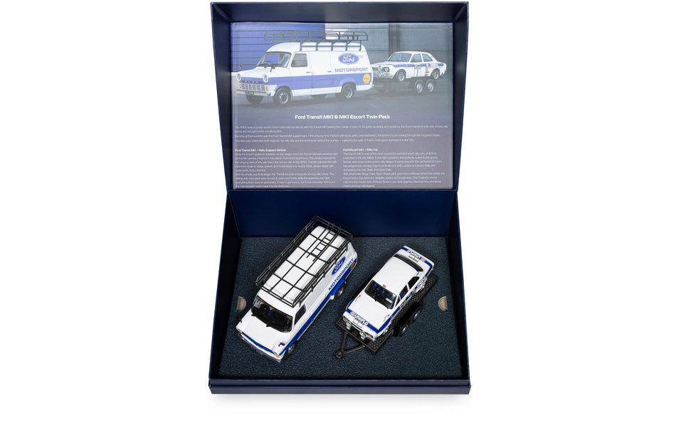 C4649A Scalextric Ford Motorsport Transit and Escort Mk1 - Twin Car Set