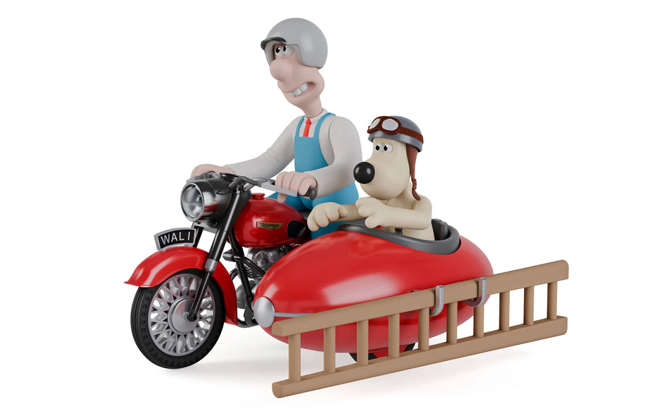 CC80701 Corgi Wallace & Gromit - A Close Shave - Motorcycle & Sidecar