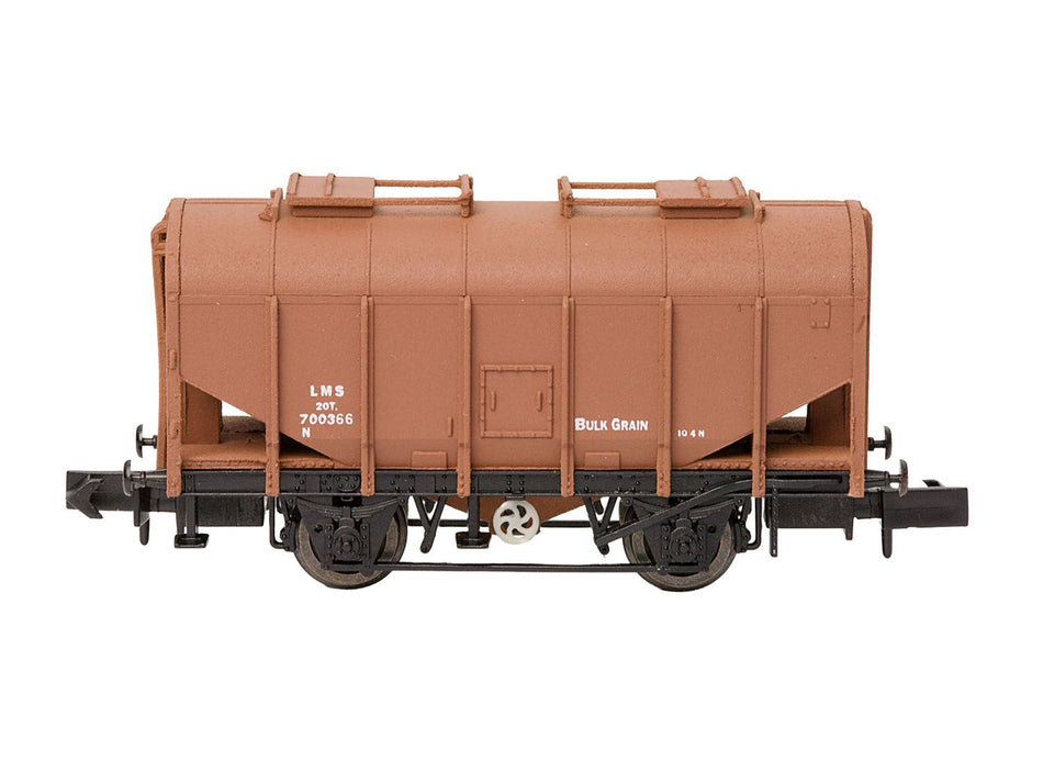 2F-036-059 Dapol Bulk Grain Hopper - LMS Bauxite - 700366