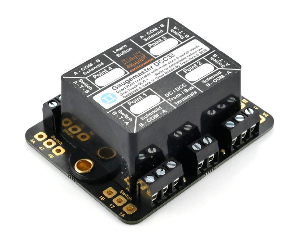 DCC33 Gaugemaster Point Motor Decoder w/CDU 4 Way