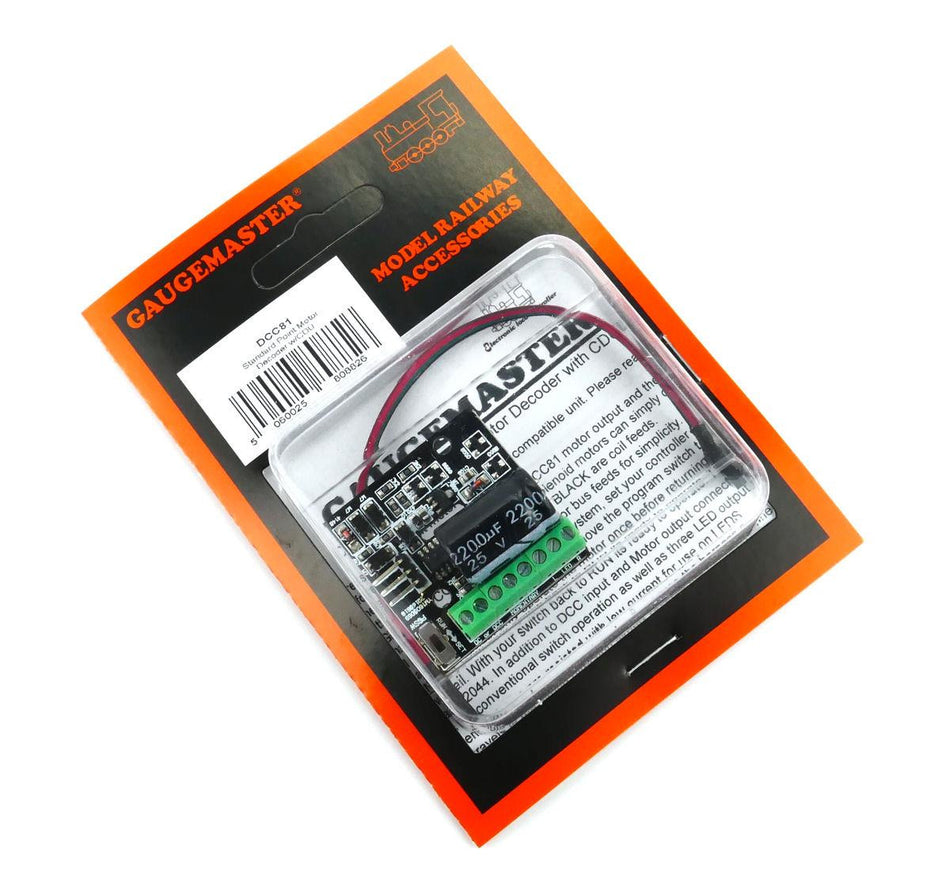 DCC81 Gaugemaster Standard Point Motor Decoder w/CDU