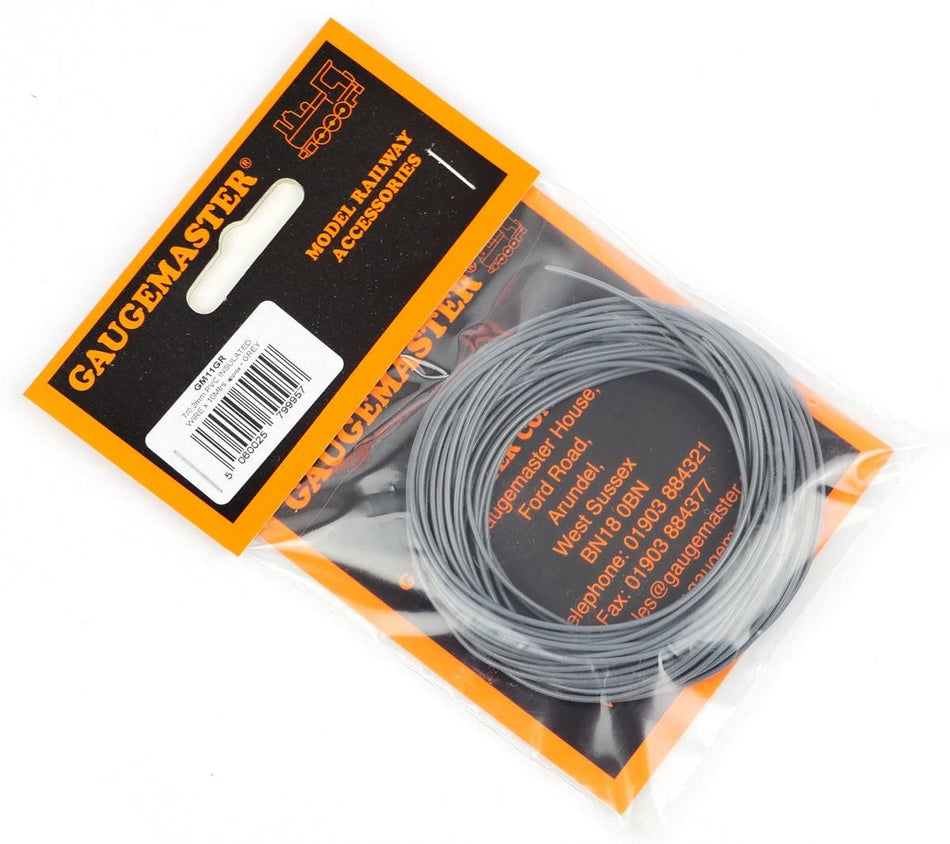 GM11GR Gaugemaster Wire Grey 7 x 0.2mm 10 Metres