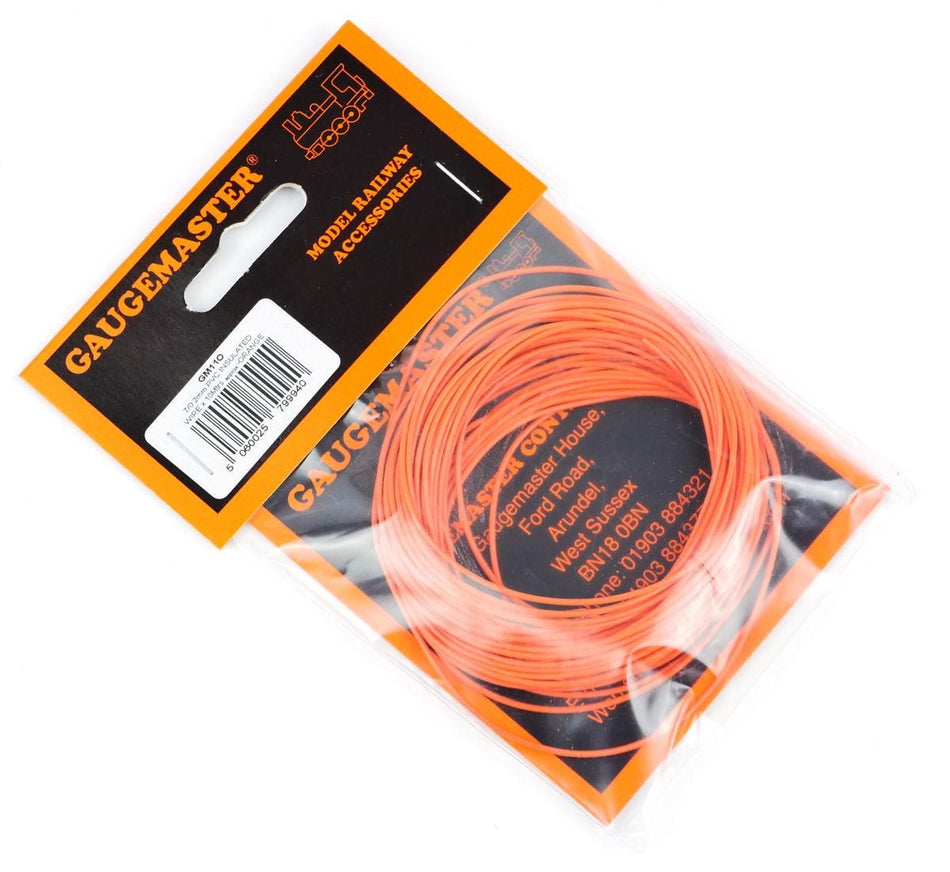 GM11O Gaugemaster Wire Orange 7 x 0.2mm 10 Metres
