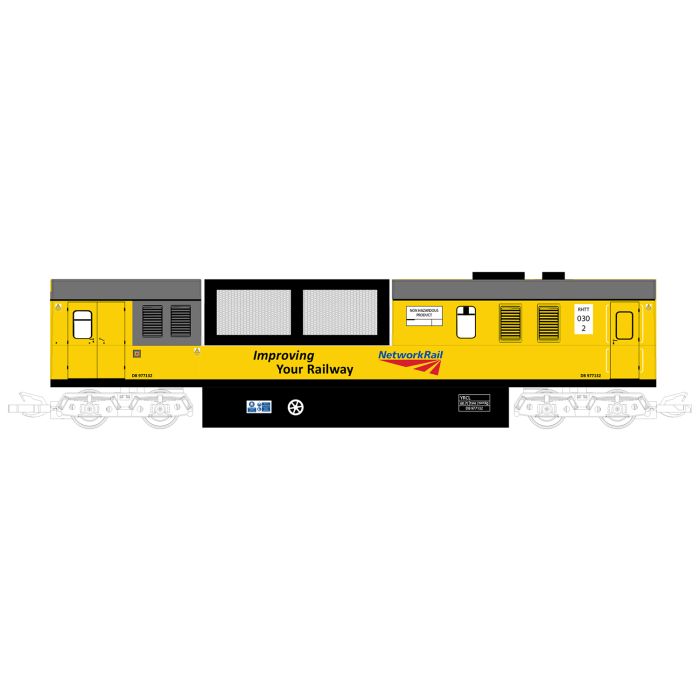 GM3410101 Dapol Track Cleaning Car - Network Rail Yellow