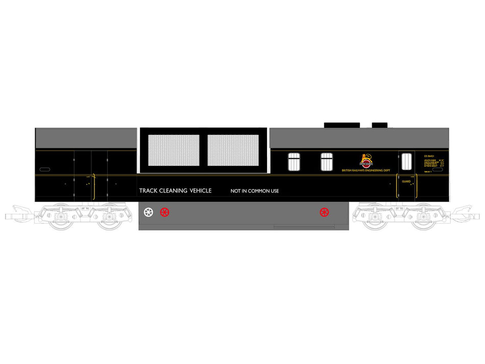 GM3410102 Dapol Track Cleaning Car - British Railways Black