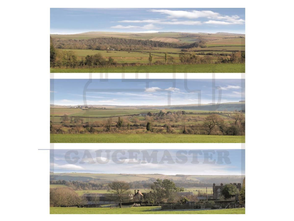 GM3700102 Gaugemaster Countryside Medium Photo Backscene