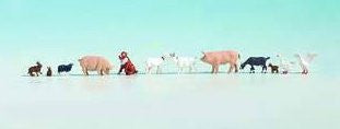 GM3910155 Gaugemaster Farm Animals (10) Figure Set