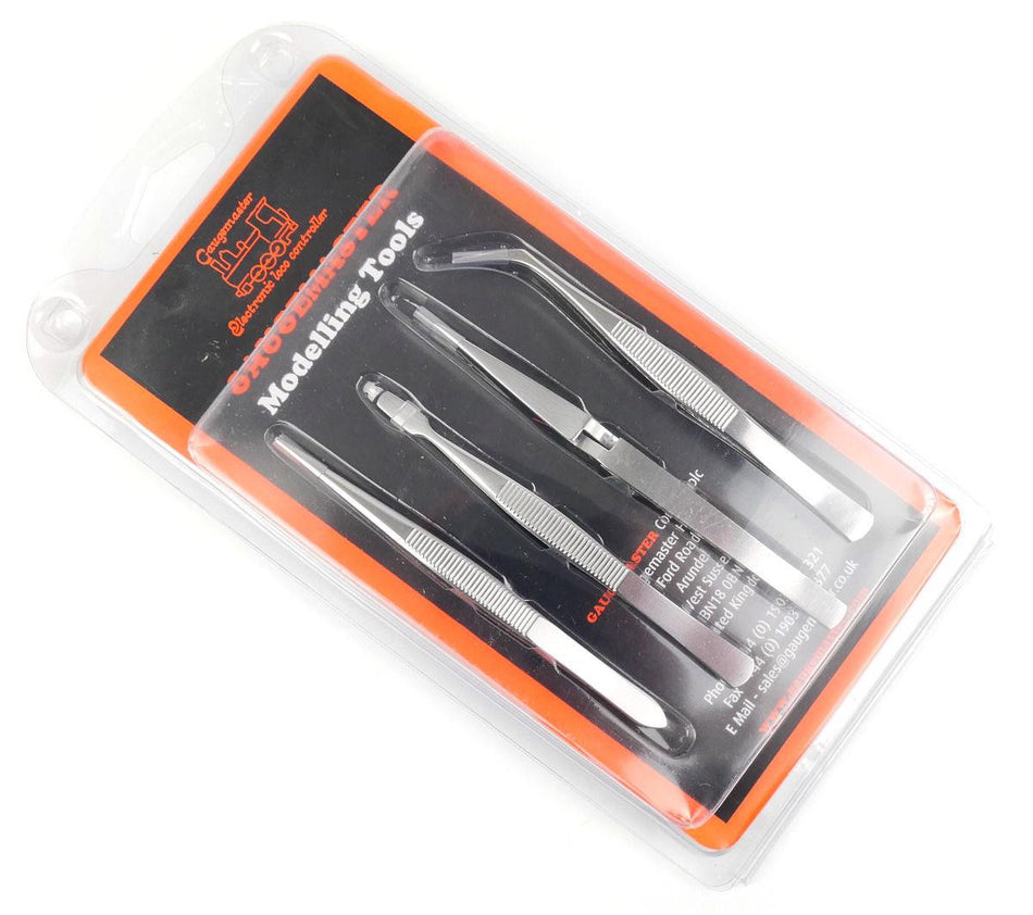 GM609 Gaugemaster Stainless Steel Tweezers (4)