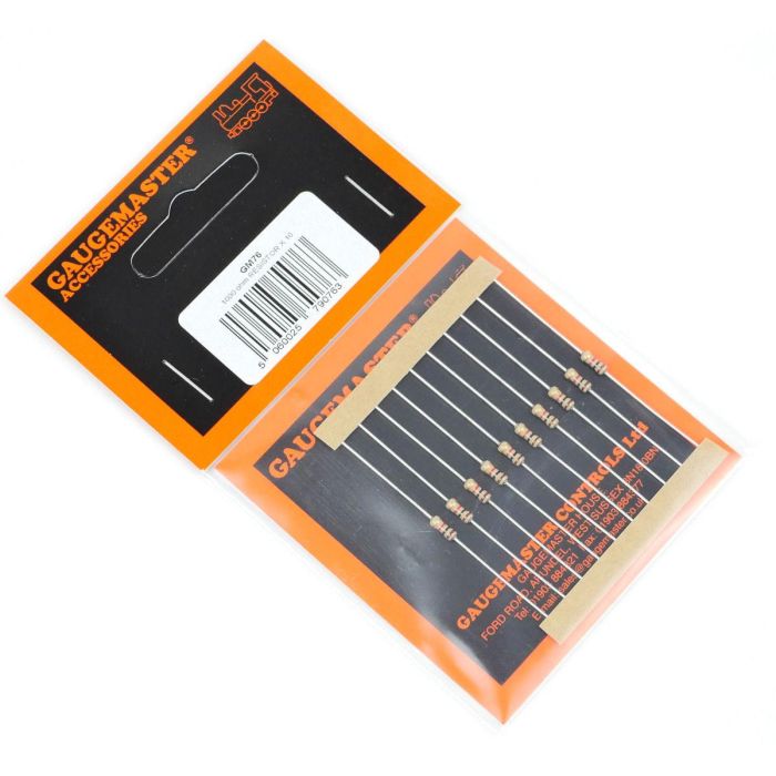 GM76 Gaugemaster Resistors 1k Ohm for LEDs (Pack of 10)