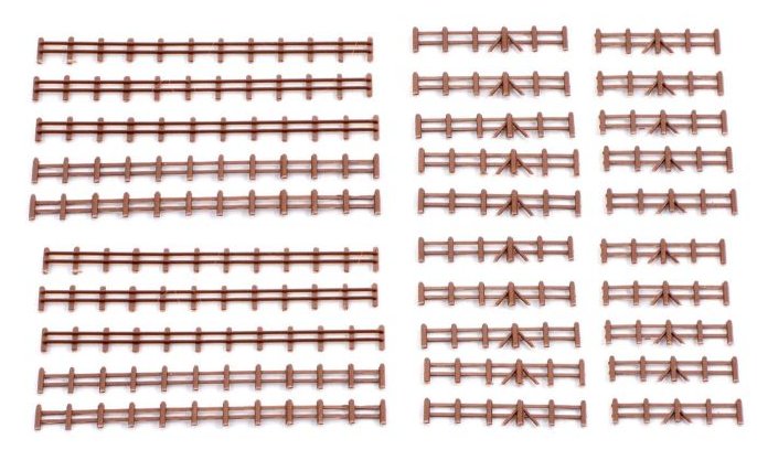 GMKD44 Kestrel Brown Farm Rail Fencing 86mm x10 Lengths