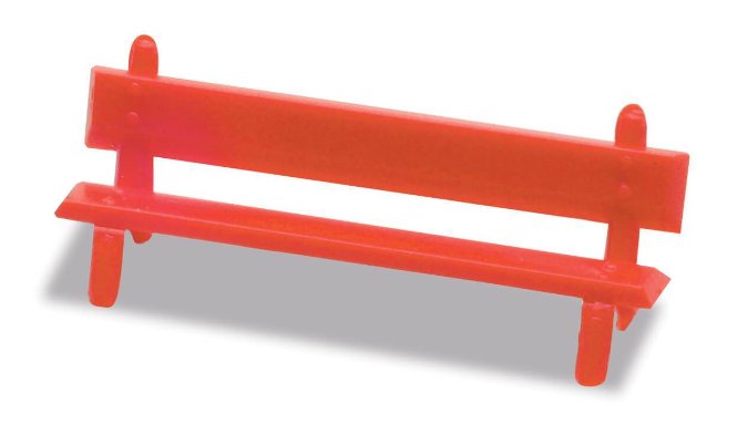 LK26 Peco Red Platform Seats