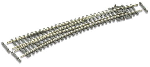 SLE387F Peco Double Curve Turnout Left Hand Electrofrog Code 55