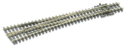 SLE389 Peco Large Radius Turnout Left Hand Electrofrog Code 80